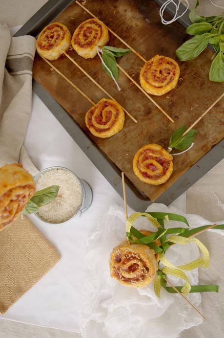 Pizzaletas o rosas de hojaldre para las mamás más resaladas