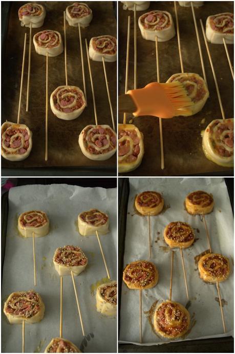 Pizzaletas o rosas de hojaldre para las mamás más resaladas