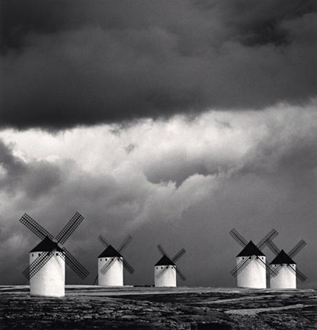 Michael Kenna Quixotes Giants Campo De Criptana La Mancha Spain 1996