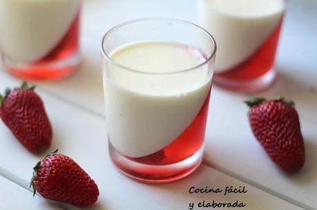 PANNA COTTA DE FRESAS