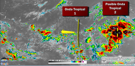 Ya avanza en el Atlántico la primera Onda Tropical del 2017 ¿Cómo nos afectan éstos sistemas?