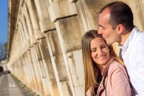 Preboda Aranjuez, Egagement session Aranjuez, Spain, Madrid, Couple, Monumental, love, analogue, analogue art, analogue art photography