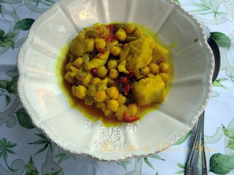 Pollo al curry amarillo de Jamie Oliver