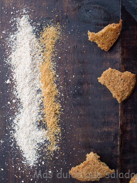 Galletas de harina de avena, espelta y panela