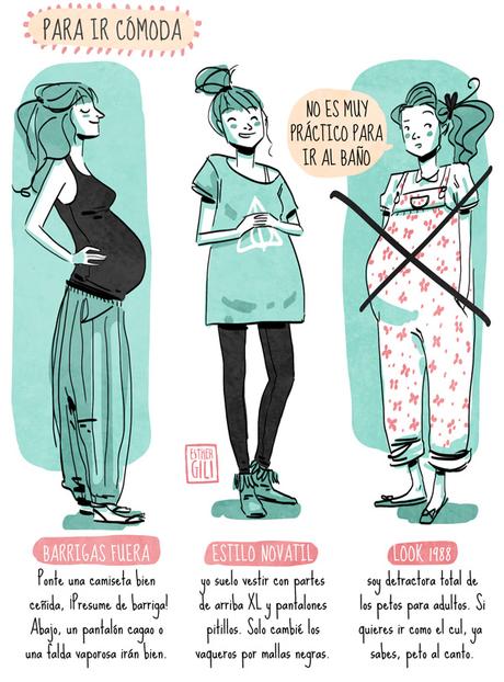 Evolución de la barriga en el embarazo mes a mes