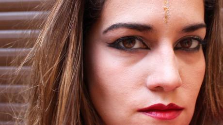 Maquillaje inspirado en la India