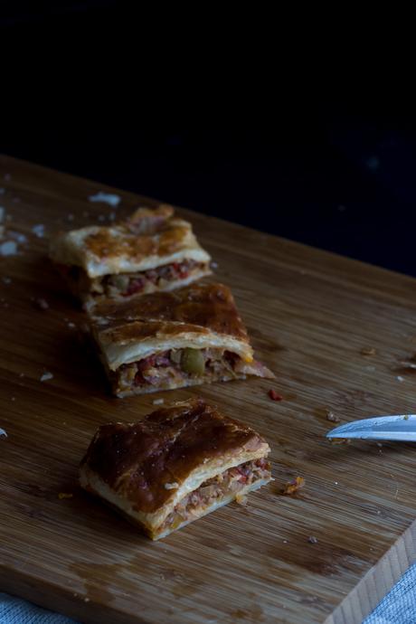 EMPANADA DE CARNE- DE HOJALDRE