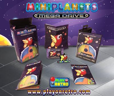 'Miniplanets' para Mega Drive en un espectacular cartucho a punto de caramelo