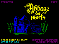 Nueva conversión a HTML5 del 'l'Abbaye des Morts' de Locomalito
