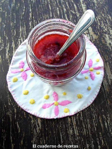 Mermelada de Fresas en Microondas {Apta para Diabéticos}