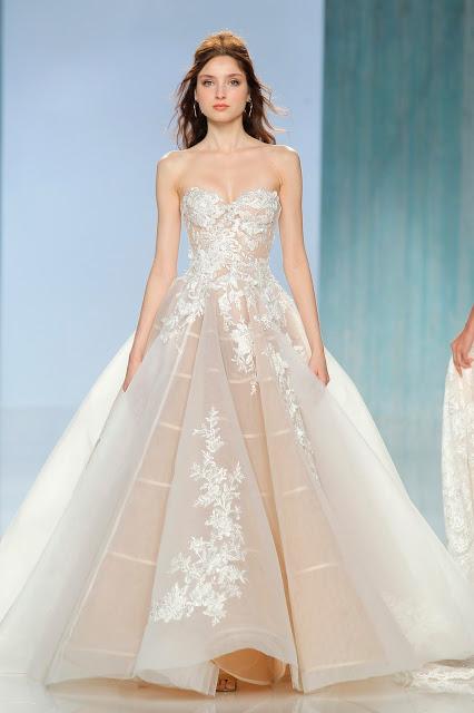 Galia Lahav con su colección Victorian Affinity consigue la máxima expresión del lujo en vestidos de novia visto en la Barcelona Bridal Week