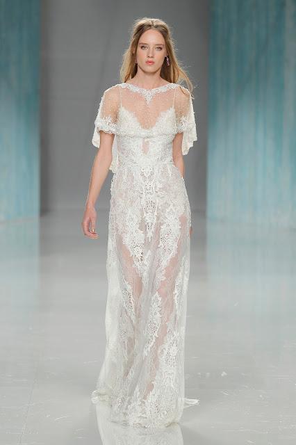 Galia Lahav con su colección Victorian Affinity consigue la máxima expresión del lujo en vestidos de novia visto en la Barcelona Bridal Week