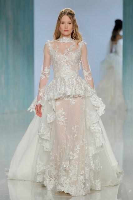 Galia Lahav con su colección Victorian Affinity consigue la máxima expresión del lujo en vestidos de novia visto en la Barcelona Bridal Week