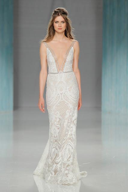 Galia Lahav con su colección Victorian Affinity consigue la máxima expresión del lujo en vestidos de novia visto en la Barcelona Bridal Week