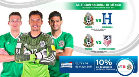 Venta de boletos del México vs Estados Unidos