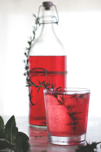 vermut de granada y romero  #recetasinalcohol