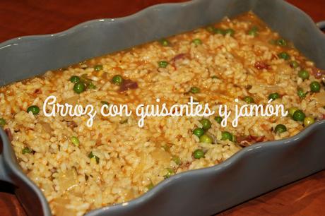 ARROZ CON GUISANTES Y JAMÓN (Mª JOSÉ) {TU♥ RECETA EN MIS FOGONES}