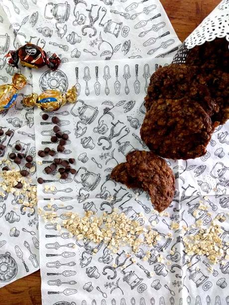 cookies de avena con de todo un poco