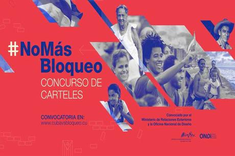 Convocan en Cuba a concurso de carteles #NoMásBloqueo