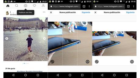 Instagram ahora permite publicar fotos desde la Web 