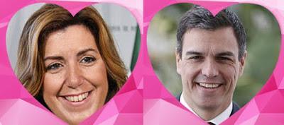 SOCIALISTAS, SOCIALISTOS Y VICEVERSA. SUSANA Y PEDRO, LOS TRONISTAS DEL PSOE, por @LagartijaSoy vía @ElDiestro_