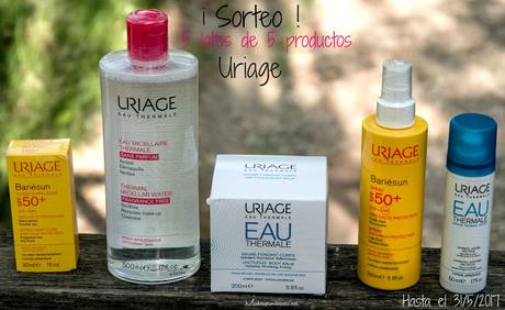 Sorteo de 5 lotes de 5 productos de Uriage .