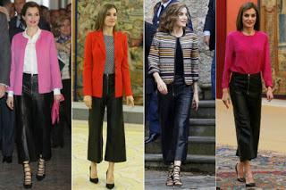 Reina Letizia pantalones Uterqüe