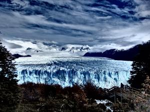 El glaciar Perito Moreno, en El Chaltén, el Chorrillo del Salto