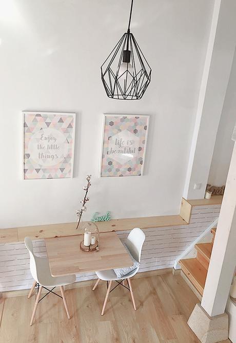 El salón NÓRDICO tipo LOFT de Sonia