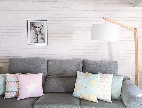 El salón NÓRDICO tipo LOFT de Sonia