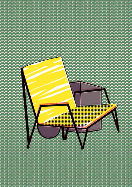 vectorial art, chairs by elena boils