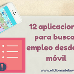 Lista con 12 aplicaciones para buscar empleo