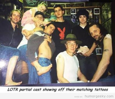 Y tu, quien eres?El tatuaje del 9 (El Señor de los Anillos)