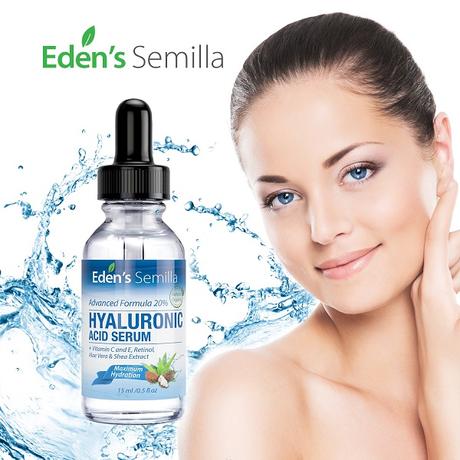 El Serum de Ácido Hialurónico de EDEN’S SEMILLA - el mejor anti-edad hidradante para el cutis