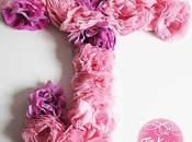 pasos para hacer Letra flores