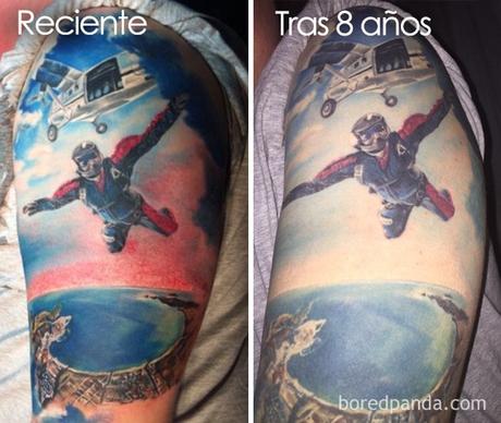 Cuidado con los tatuajes! mira como evolucionan