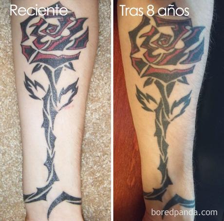 Cuidado con los tatuajes! mira como evolucionan