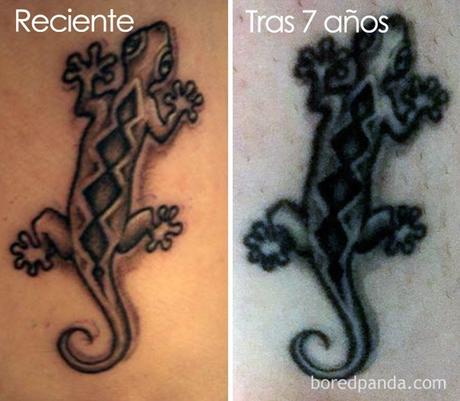 Cuidado con los tatuajes! mira como evolucionan