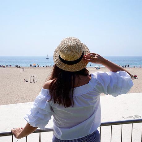 Easter beach canotier