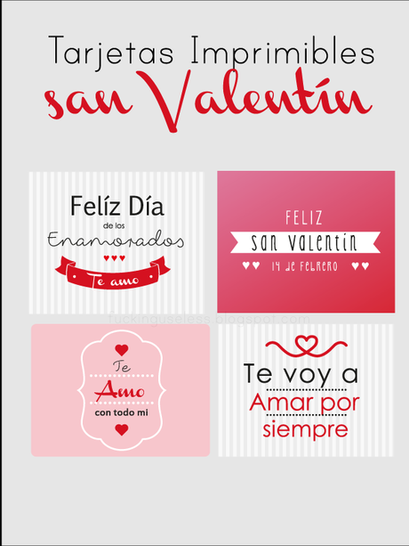 Tarjetas de San Valentin  Colaboración #InLoveArgentina