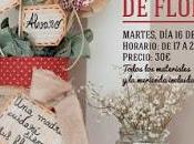 Taller maceta flores