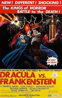 Dracula vs Frankenstein (1971), la última película de Lon Chaney jr.