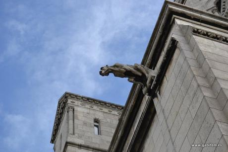 Gárgolas en la Basílica del Sacré Coeur en Montmartre