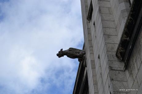 Gárgolas en la Basílica del Sacré Coeur en Montmartre