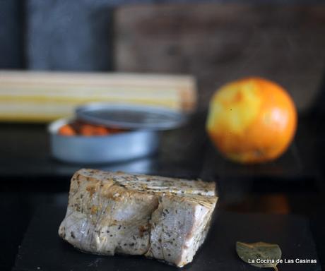 Atún Rojo Salvaje de Almadraba en Escabeche de Naranja