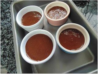 Soufflés de chocolate