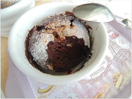 Soufflés de chocolate