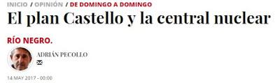 El plan Castello y la central nuclear