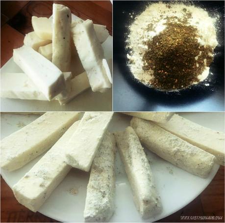 Halloumi frito con Za´atar