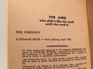 The Unknown: Antología de la revista pulp Unknown Magazine (Reseña)